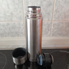 Thermokanne Thermo Trink Flasche Isolierflasche  max. 450 ml 0,45 L Metall