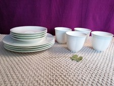 Villeroy Boch Delta Frühstücksset für 4 ,4 Tassen, 4 Untertassen, 4 Kuchenteller