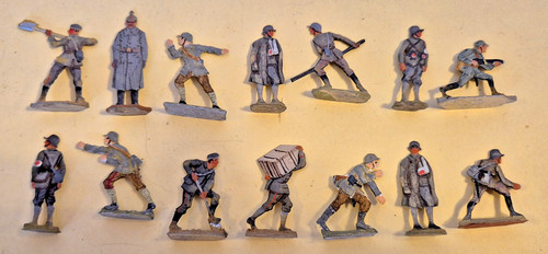 Zinnfiguren soldaten heer - 14,