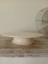 Antike Tortenplatte Platte crem Shabby Chic Frankreich Landhaus Vintage JDL