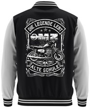 Alte Schule MZ ETZ College Jacke | Motorrad DDR Biker Ostdeutschland