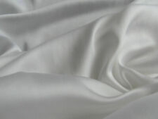 Seidenstoff Seide Satin old ausgerüstet 100%Seide in weiß 1,34 x 0,50Meter