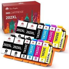 1-12XXL Set Patronen für Epson 202XXL Expression Premium XP-6000-6100-6005-6105