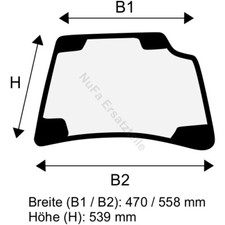 Dachscheibe für Linde E12 E14 E15 E16 E18 E20 BR 386 Gabelstapler (3864376300)