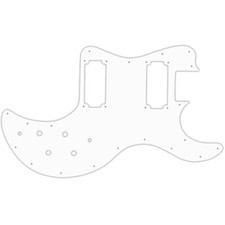 T-40® BASS 3 PLY PG WHITE f. PEAVEY® WBW PICKGUARD HIGH QUALITY USA HANDCRAFTED