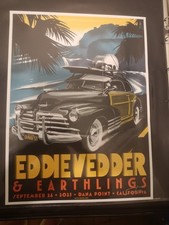 Eddie vedder Dana point Poster