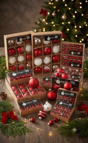 Weihnachtskugeln glas set - weihnachtskugeln,