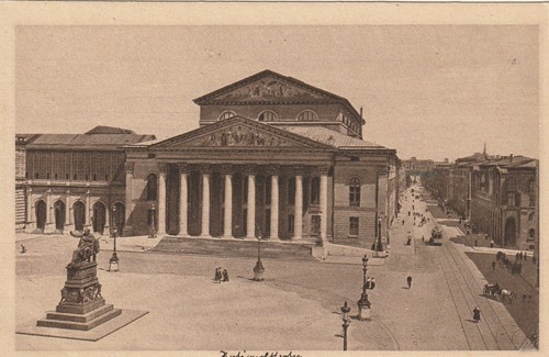 München nationaltheater um - ak,