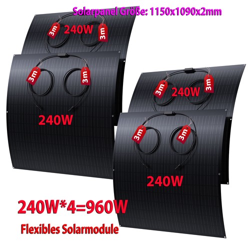 960w flexibel solarmodul - 960w,