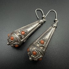 Große Ohrringe Echt Silber &