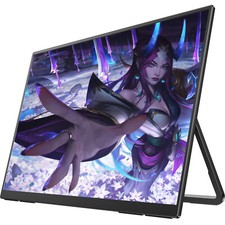 UPERFECT 23,8 Zoll 100Hz Tragbarer Monitor 1080P USB Für PC Laptop Spielkonsole 