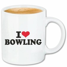 Kaffeetasse I LOVE BOWLING -