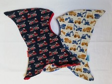 Schlupfmütze Schalmütze Handmade Gefüttert Jungen 104 110 116 Feuerwehr Bagger 