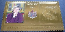 Togo 500 Jahre Thurn und Taxis Fürstin Gloria 2012 Gold