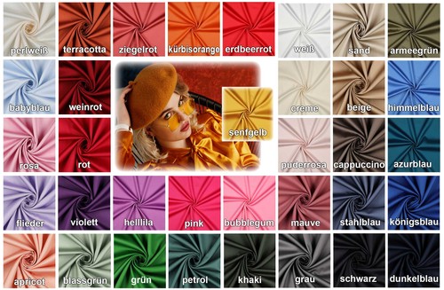 Baumwoll satin - 0,5m, baumwoll-satin