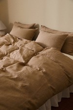 H&M Leinenbettwäsche für Doppelbett Beige Neu Sonderedition 