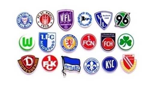 Bundesliga pin set - 2.bundesliga,