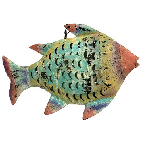 Metallfigur fisch als - fisch,