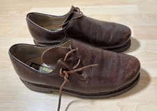 Meindl Herren Schuhe Leder 7,5 Braun 41 42 Haferl Tracht Halbschuhe Top Edel ✅
