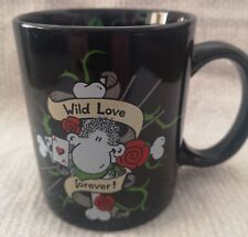 Sheepworld Kaffeetasse Kaffeebecher Schaf Motiv Schriftzug mehrfarbig/ schwarz