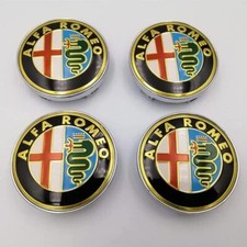 4x 60mm ALFA ROMEO Nabendeckel