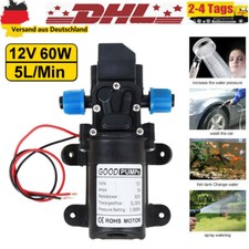 Mini 60W Wasserpumpe Selbstansaugende Pumpe 12V Hochdruckpumpe Membranpumpe