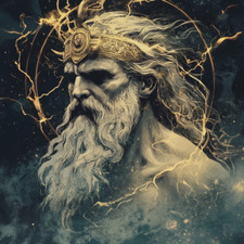 Wandtattoo aufkleber zeus gott - aufkleber,