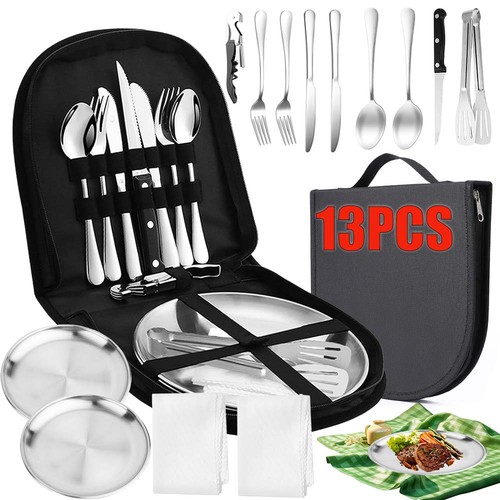 13er camping geschirr set - camping, 2