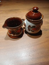 2er SET SMF Schramberg Bernau Milchkännchen Zuckertopf Kaffee Dose Vintage Retro