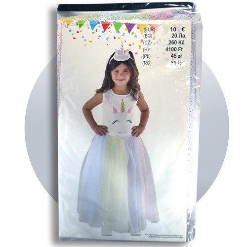 Kinder einhorn kostüm - einhorn, kleid