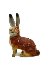 sehr alter Papp- Hase Dresdner
