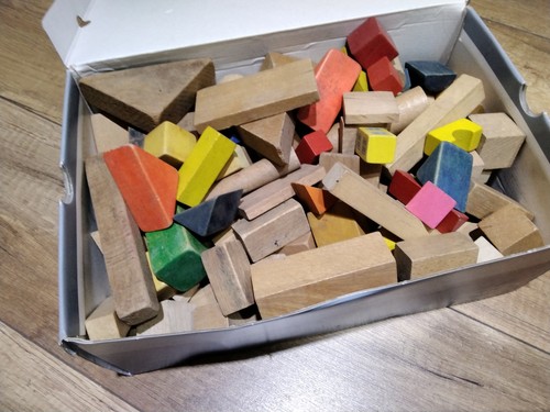 Alte holzbausteine konvolut - holzbausteine,