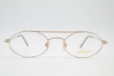Vintage Brille Alpina PROCAR 15 Gold Oval Brillengestell eyeglasses