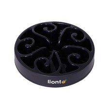 B-Ware: lionto 2er Set Hundenapf, Antischlingnapf, 20x5 cm, schwarz