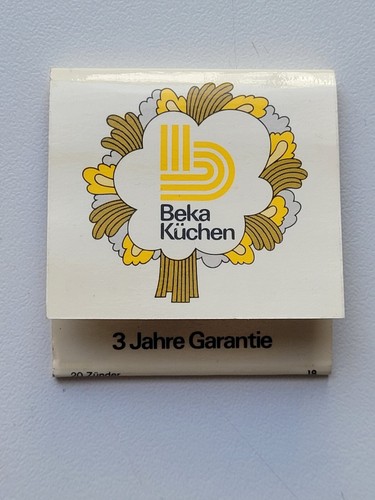 Streichholzheftchen beka - streichholzheftchen,,