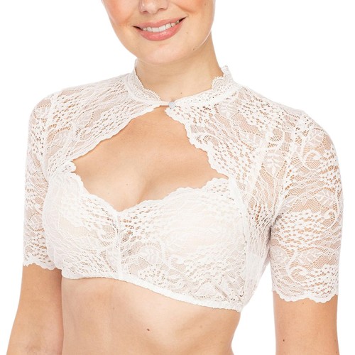 Damen dirndlbluse spitze - damen,