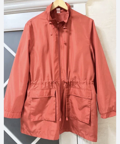 Damen parka jacke orange - damen,