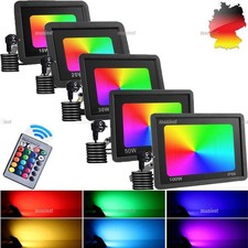 LED Fluter Außen Scheinwerfer RGB 10W 20W 30W 50W 100W 200W 300W 500W Strahler 