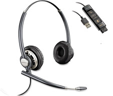 Plantronics EncorePro HW720 Headset + DA80 USB Audioprozessor QD kompatibel