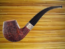 Pfeife Mastro de Paja Rococo Sandblast-Brown 5  9 mm Pipe Pipa