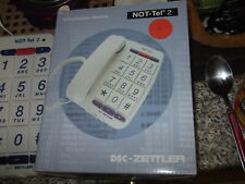 DSC-Zettler. Not-Telefon 2. Großtasten-Telefon. Mit Beschreibung. Mit viel Zube.