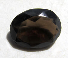 Rauchquarz oval facettiert Edelstein geschliffen, 5.1 Ct. (E2265)