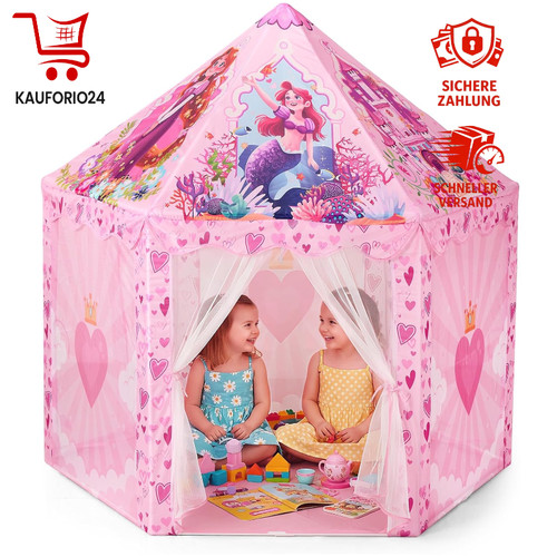Prinzessin spielzelt 140x140 - spielzelt,