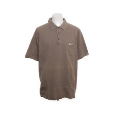 Jack Wolfskin, Poloshirt, Größe: XXL, Beige, Baumwolle, Einfarbig, Herren #NyC