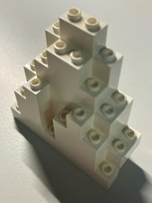 1 Stck. Lego White Rock Panel 3 x 8 x 7 Triangular (LURP) 6083