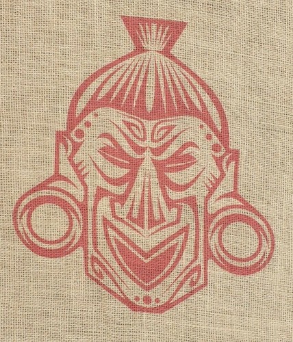 Kaffeesack motiv maske inka - maske,