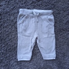 Sehr schöne Hose Baby Staccato 68 grau weiss 2 Taschen unisex