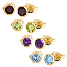 Paar Ohrstecker Edelsteine