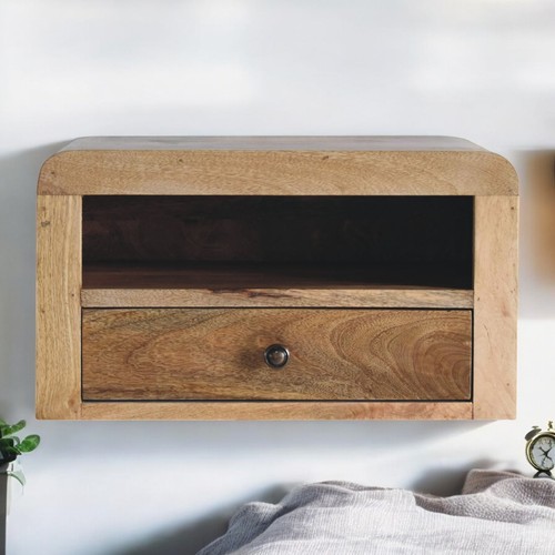 Nachttisch mangoholz massiv - nachttisch,