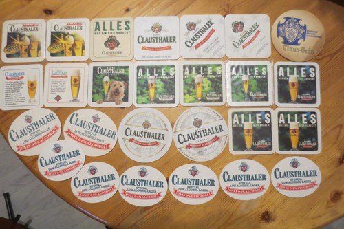 Alter bierdeckel clausthaler - alter,